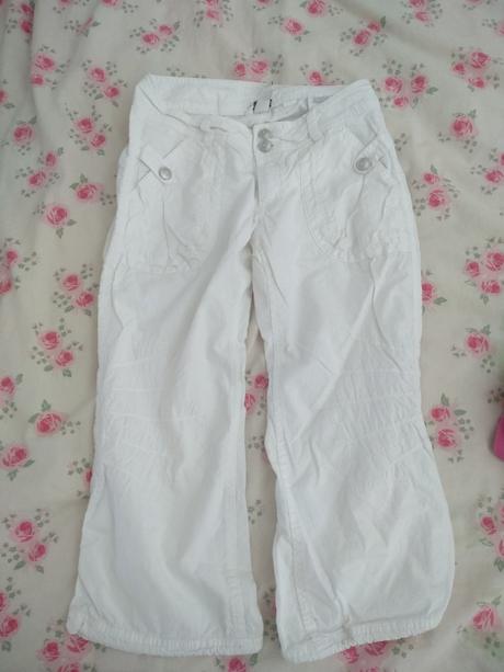 Capri letné nohavice, h&m,152