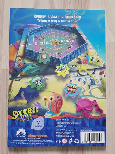 Zberateľský album spongebob, 