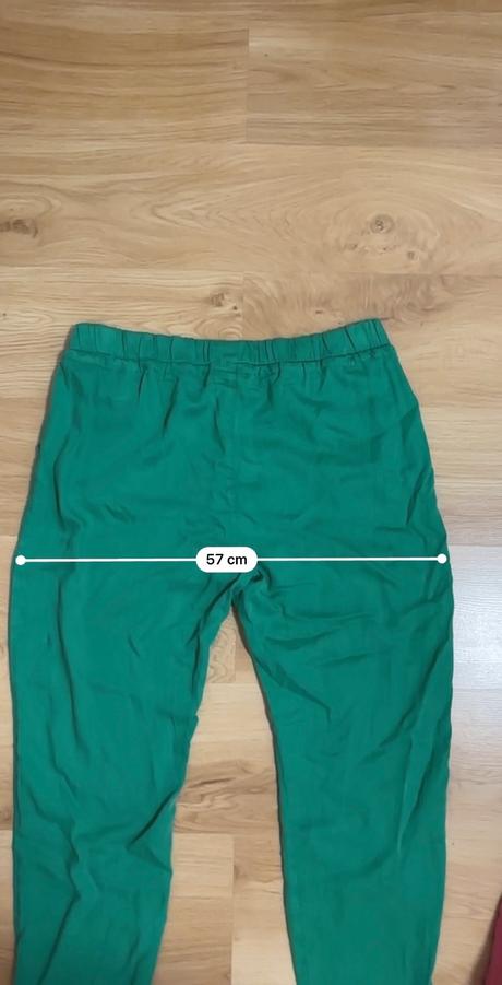 Nohavice zelené, xl