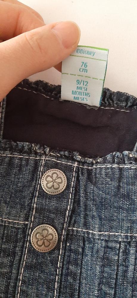 Dievčenské riflové šaty, disney,80