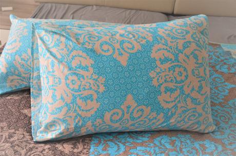 Prešívaný prehoz s 2 vankúšmi-205x180cm, 