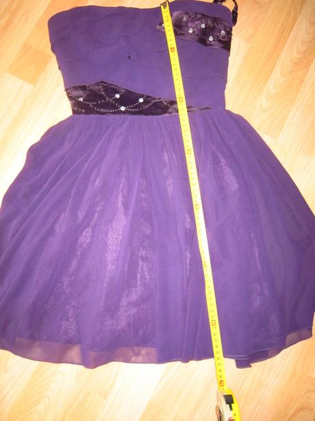 Fialové šaty, lipsy london,xs