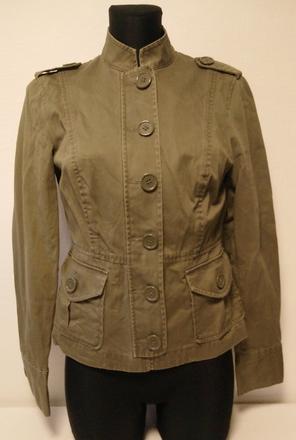 Dámska olivová bundička, laura scott, xs