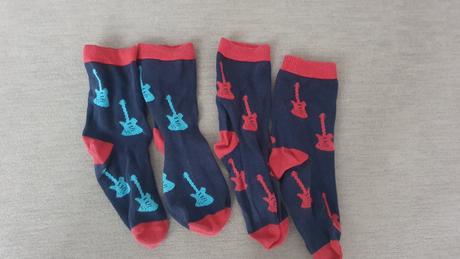 2 x ponožky s gitarami, next,33