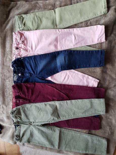 Dievčenské nohavice, zara,110