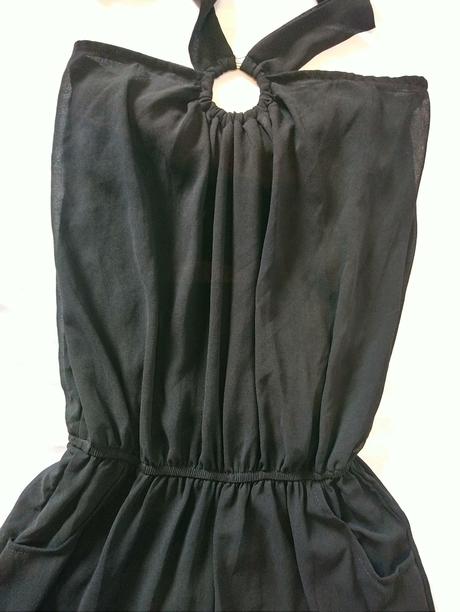 Dámsky čierny tenký overal, magnifigue, m