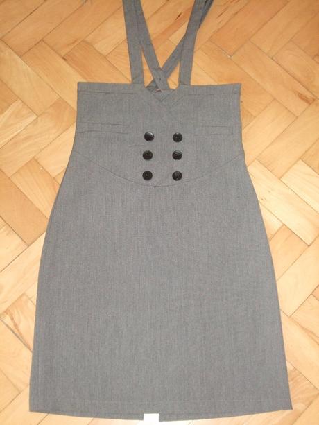 Elegantná sukňa s  trakmi, 164