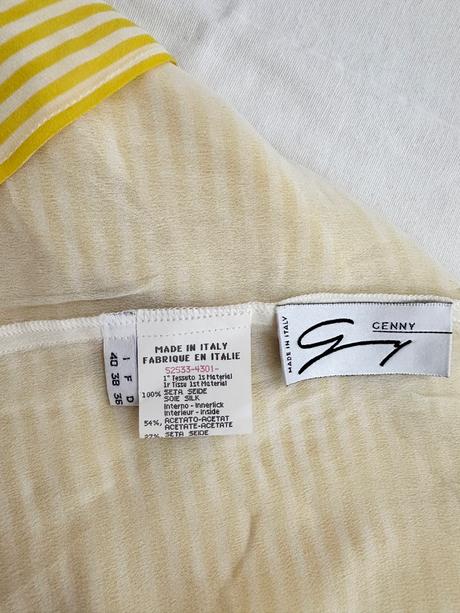 Hodvábny top s ramienkami genny, s