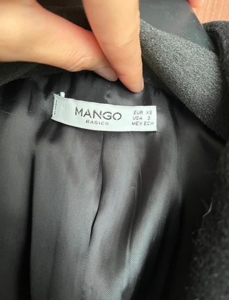 Kabat mango s vysokym podielom vlny, mango,xs