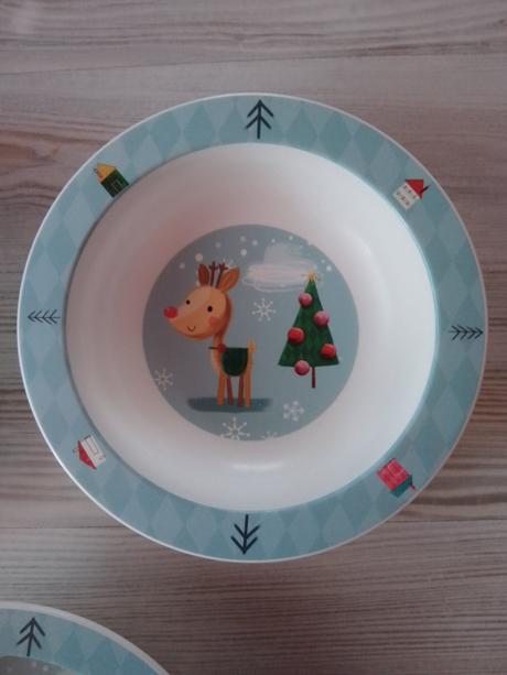 3 x miska s vianočným motívom, 