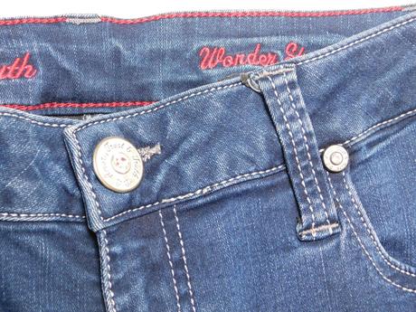 Luxusne damske trendy strečove rifle, 38