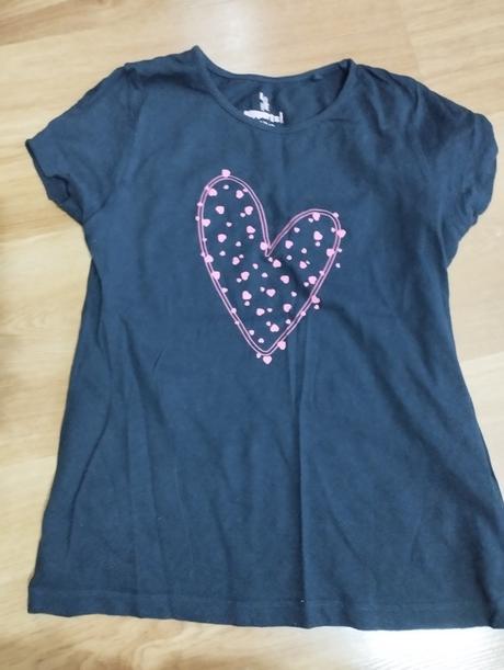 9. balíček tričiek na leto 134/140, h&m,134