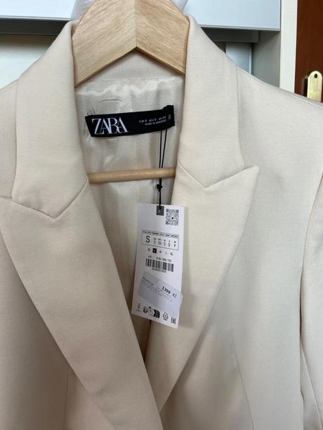 Nenosené sako s visačkou pc 60 eur, zara,s