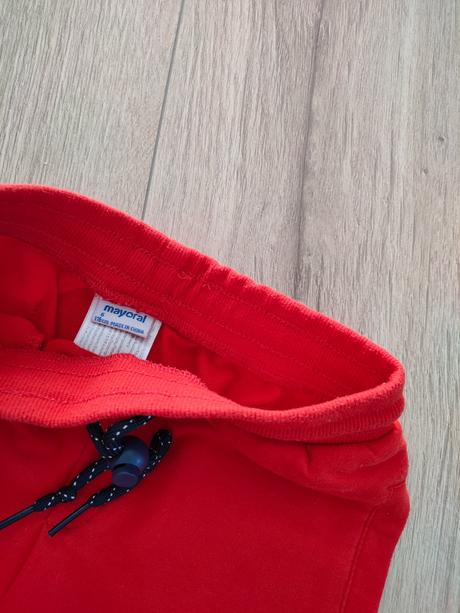 Červené tepláky mayoral, veľ. 116, mayoral,116