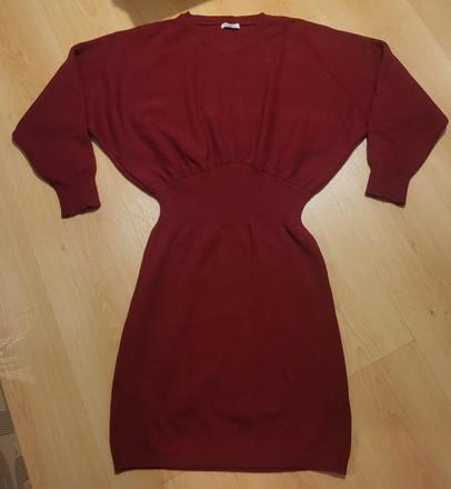 Krásne hrubé pletené šaty, 