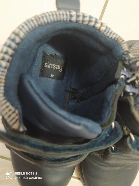 Chlapčenské celé topánky, v. 30, sinsay,30