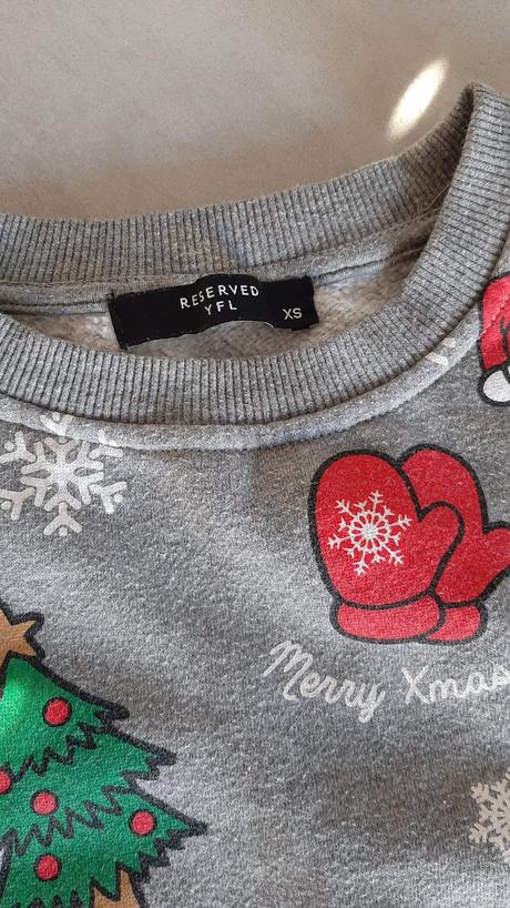 Vianočná mikina, reserved,xs