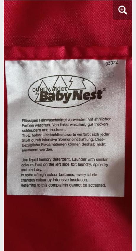 Babynest teddy fusak, odenwälder babynest