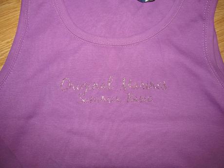 Fialové tielkové tričko s nápisom v. 140, original marines,140