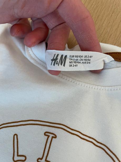 Tricka h&m 98/104, h&m,98