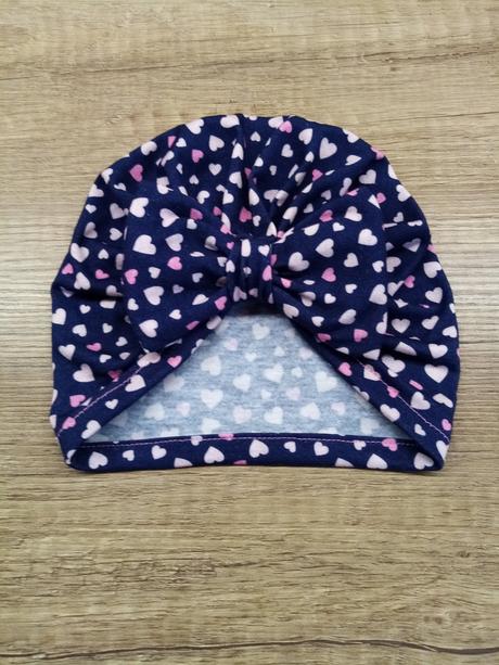 Turban s vymeniteľnou mašľou, <50 - 158