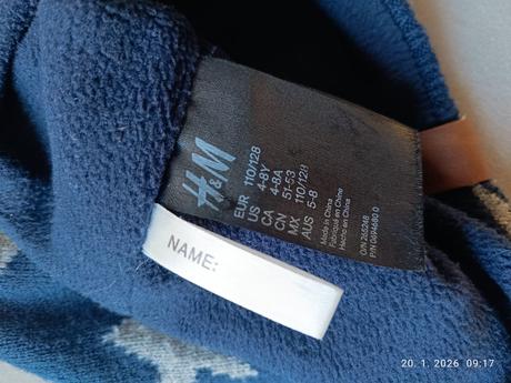 Zimná čiapka, h&m,104