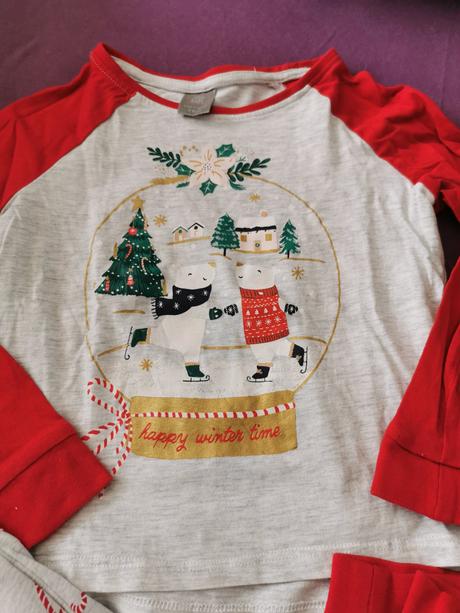 Pyžamo vianočné 5-6rokov, pepco,116