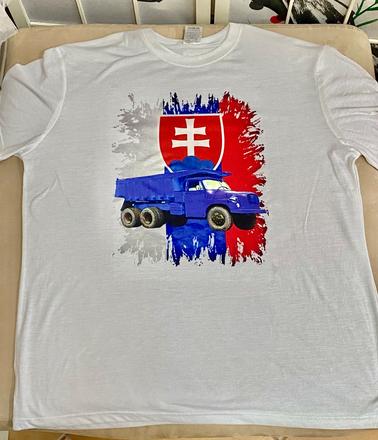 Pánske tričko - nákladné auto, xxl