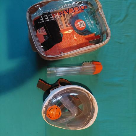 Celotvárova maska na potápanie aria oceán reef, 