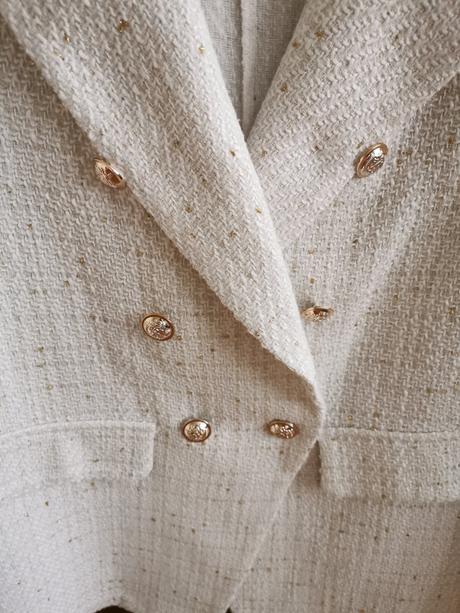 Kvalitné tvidove sako shein, m