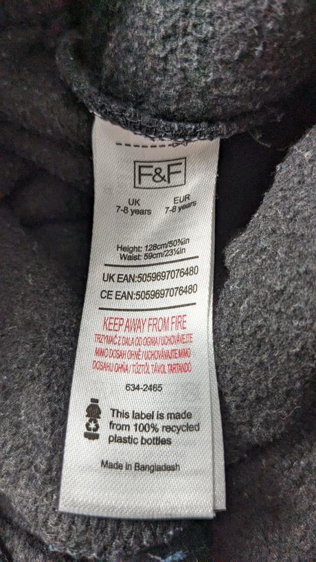 Tepláky, f&f, 128, f&f,128