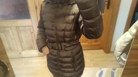 Zimná bunda s opaskom, s