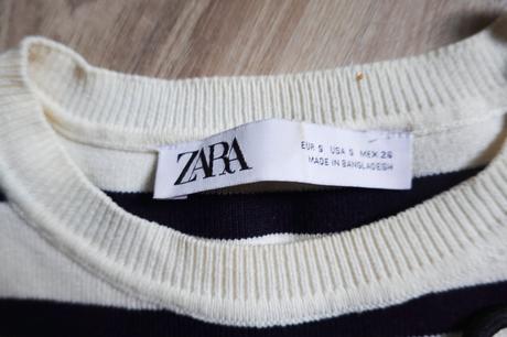 Úpletové svetrové tričko zara, zara,s