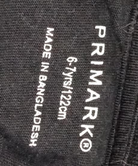 Chlapčenské tričko s potlačou čierne (6-7r.), primark,122