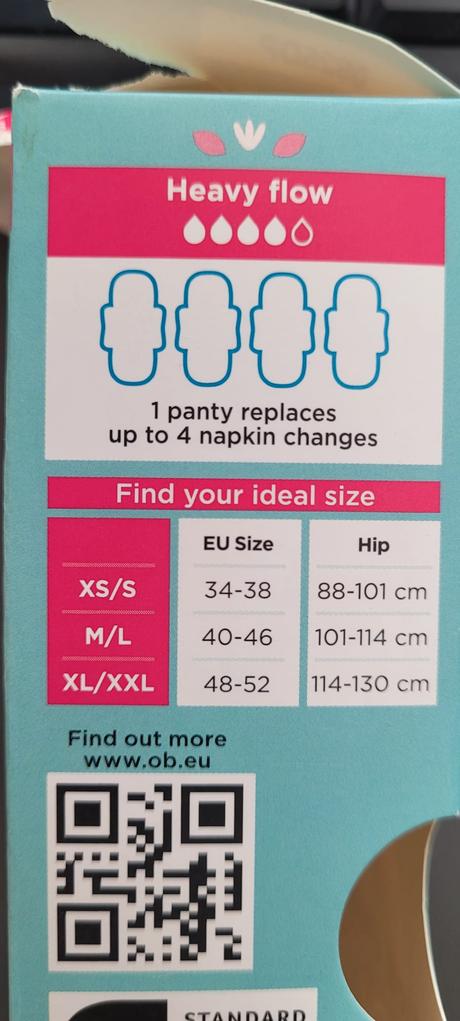 Menstruacne nohavicky m/l,