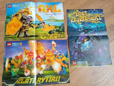 Casopisy lego nexo knight, 