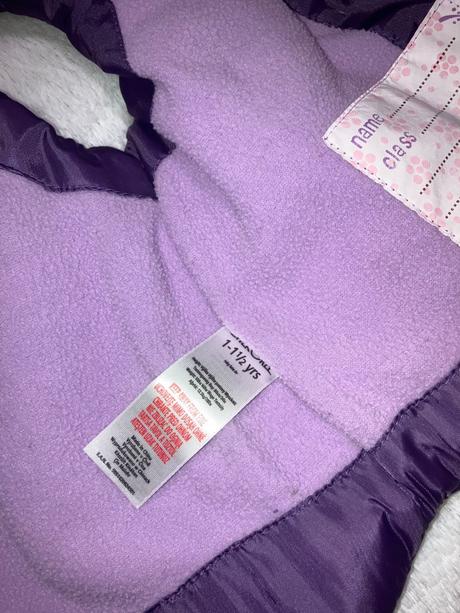 Zateplená vesta fialová, f&f,86