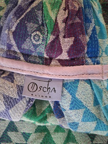 Šatka ring sling luxusná 2x uviazaná, oscha