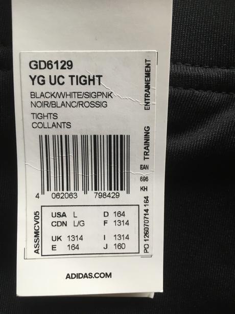 Úplne nové legíny zn. adidas, veľ. 164, adidas,164