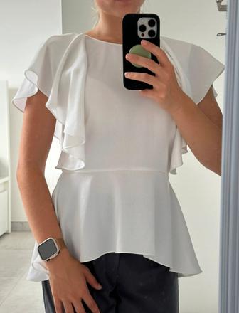 Zara - peplum blúzka s,m, zara,m