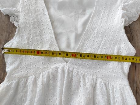 Mini čipkované madeirové šaty, 34