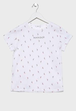 Letné tričko z organickej bavlny, mango,128