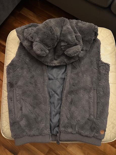 Dievčenská kožušinová vesta, house,s