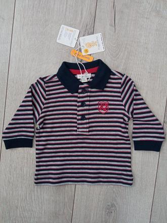 Chlapčenské pruhované polo tričko (62), fagottino,62