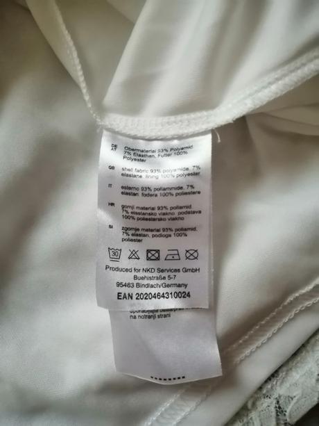 Maslovobiele čipkované šaty, vm, m