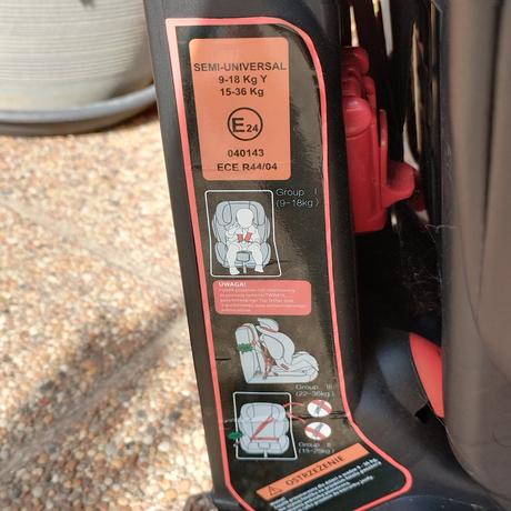 Predám autosedačku od 9 kg do 36 kg, 