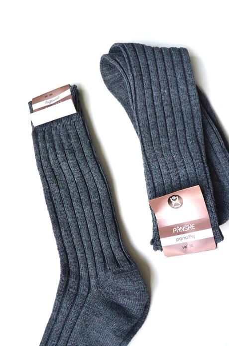 Teplé ponožky 2x, 34