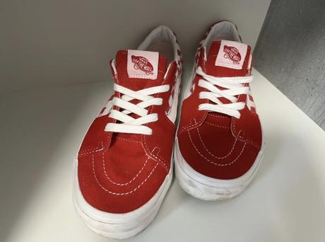Červené pánske tenisky vans, vans,43
