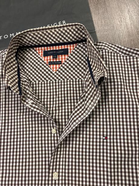 Tommy hilfiger kockovana panska kosela xxl, tommy hilfiger,xxl