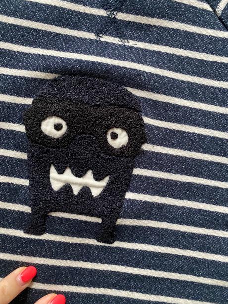 Teplucka mikinka pompdelux so strasidlom, pompdelux,110